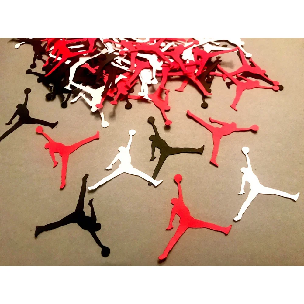 Basketball confetti, basketball scatter, basketball birthday, jumpman party